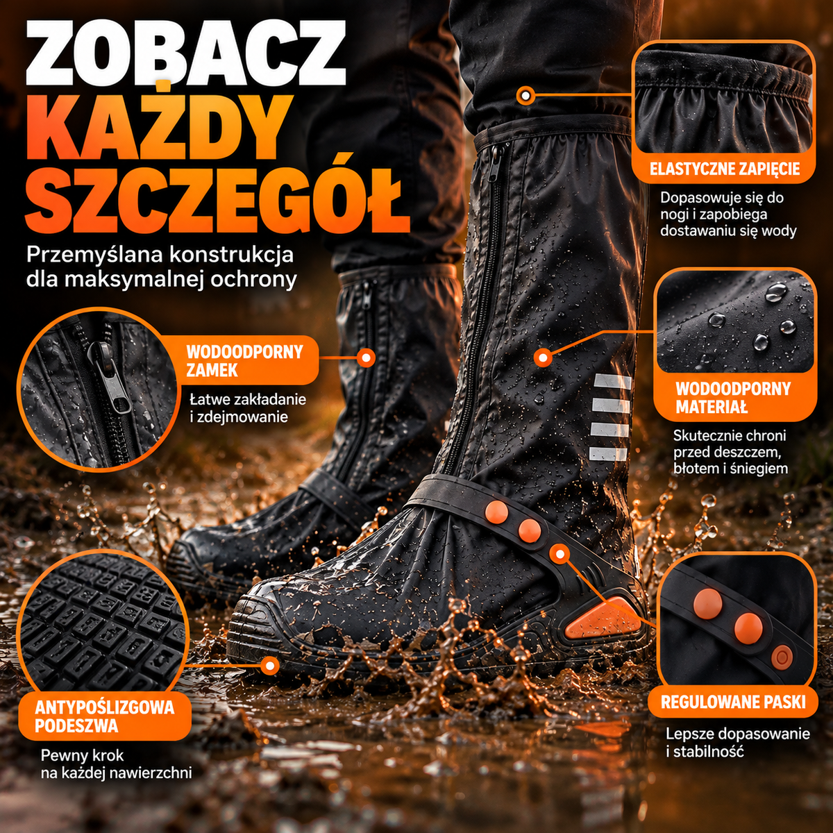 Wodoodporne ochraniacze